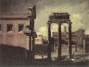 CODAZZI, Viviano Rome, the Campo Vaccino Looking toward the Capitoline d oil painting on canvas